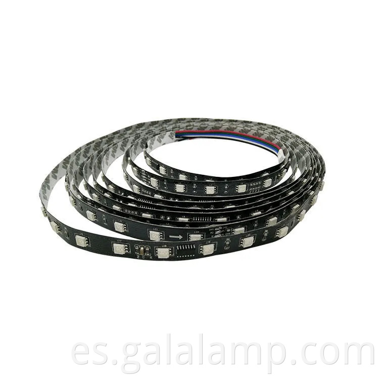 Luz de tira LED DMX RGB impermeable con 5050 colores